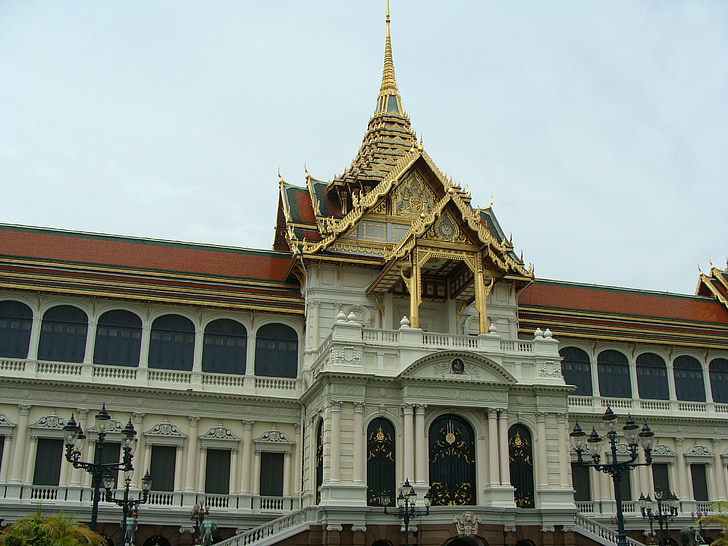 Grand palace, Bangkok, Thailand, Paleis, het platform, Boeddha