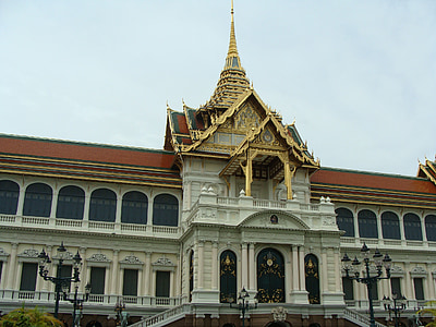 그랜드 팰리스, 방콕, 태국, 궁전, 아키텍처, 부처님