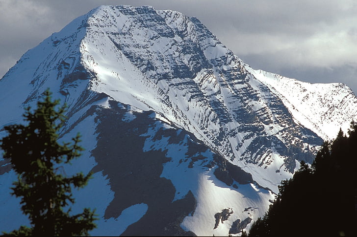 muntanyes, cim de cel, gamma de Livingston, Glacera del parc nacional, Montana, EUA, fred