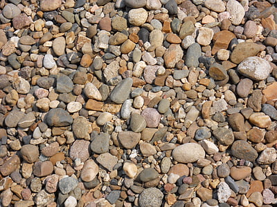 còdols, pedres, roques, Costa, Pau, còdols, Roca