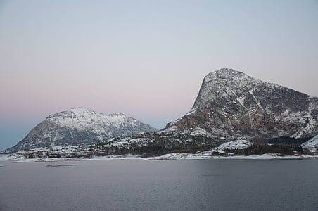 Norveç, kıyı, dağlar, İskandinavya, fiyort, seyahat, manzara