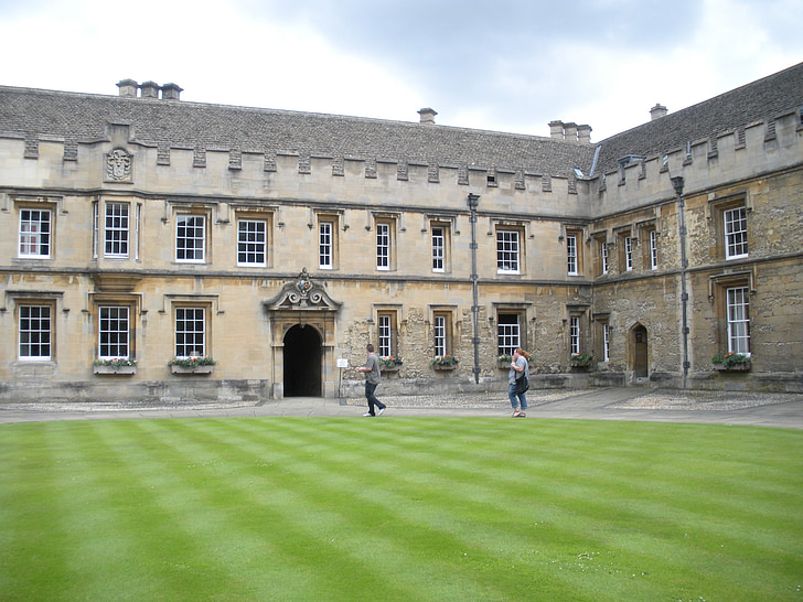 Oxford college, Christchurch college, England, College, Oxford, universitet, arkitektur