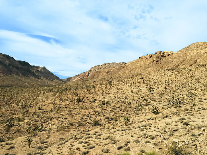 desert, valley, rocks, mountains, hill, landscape, dry