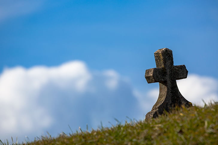 grave, slovakia, cloud, sky, hill, day, no people