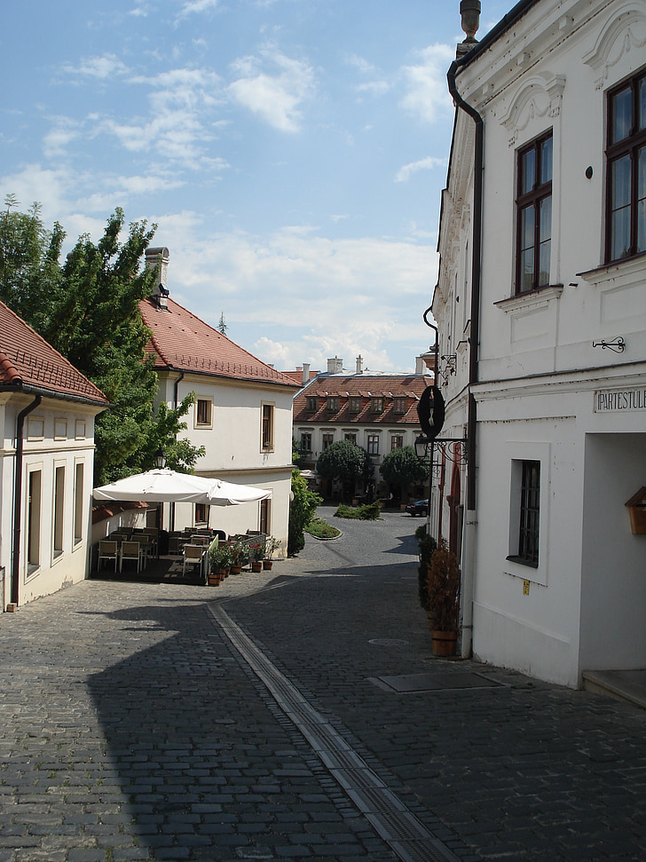 rua, beco, Veszprém, Hungria