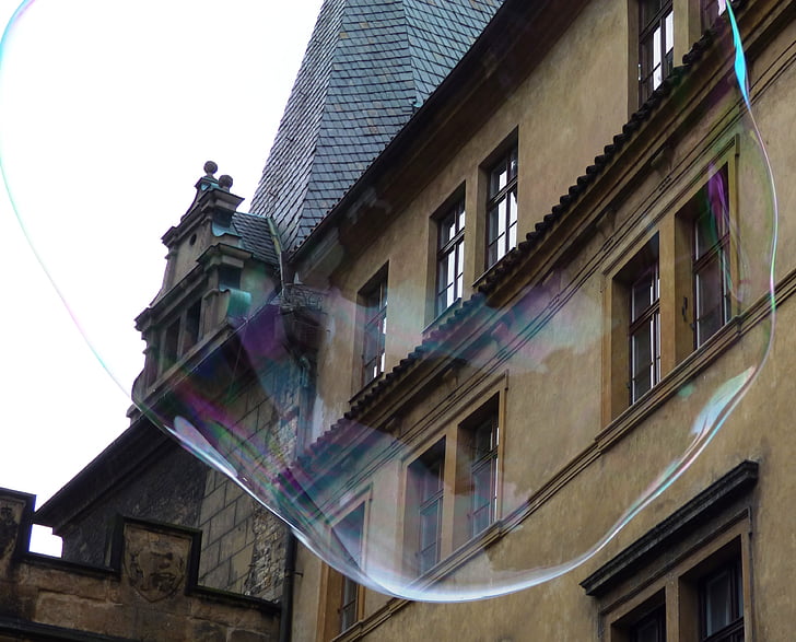 bubble, bubbles, soap bubbles, let, reflection, reflex, soap