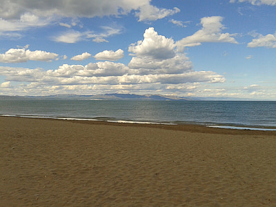 Beach, Catalonia, riumar, Španielsko