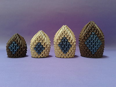3D origami, Origami, hârtie