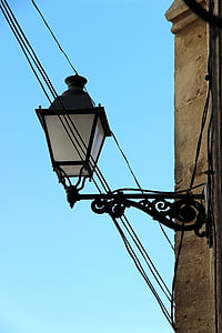 lâmpada de rua, iluminação, lanterna, luz, lâmpada, cidade velha, saudade