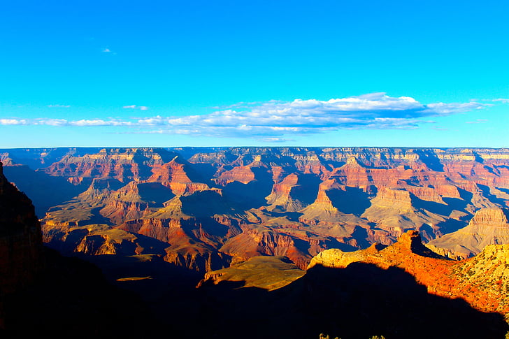 Grand canyon, deserto, punto di riferimento, Canyon, paesaggio, Arizona, natura