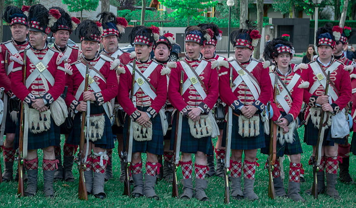 người Scotland, binh sĩ, Highlanders, trận chiến
