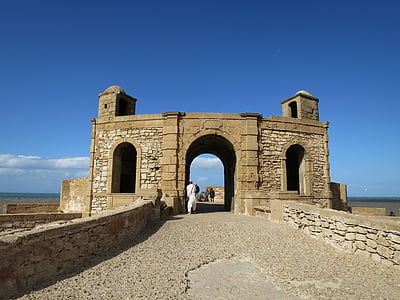 Castle, Marokko, Essaouira, tavoite, arkkitehtuuri, kuuluisa place, historia