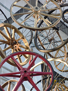 wheel, wheels, car, spokes, the background, tourism, design