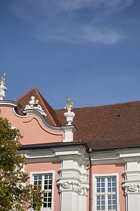Zamek, Meersburg, budynek, Architektura, Burg meersburg, starszy, Nowy zamek
