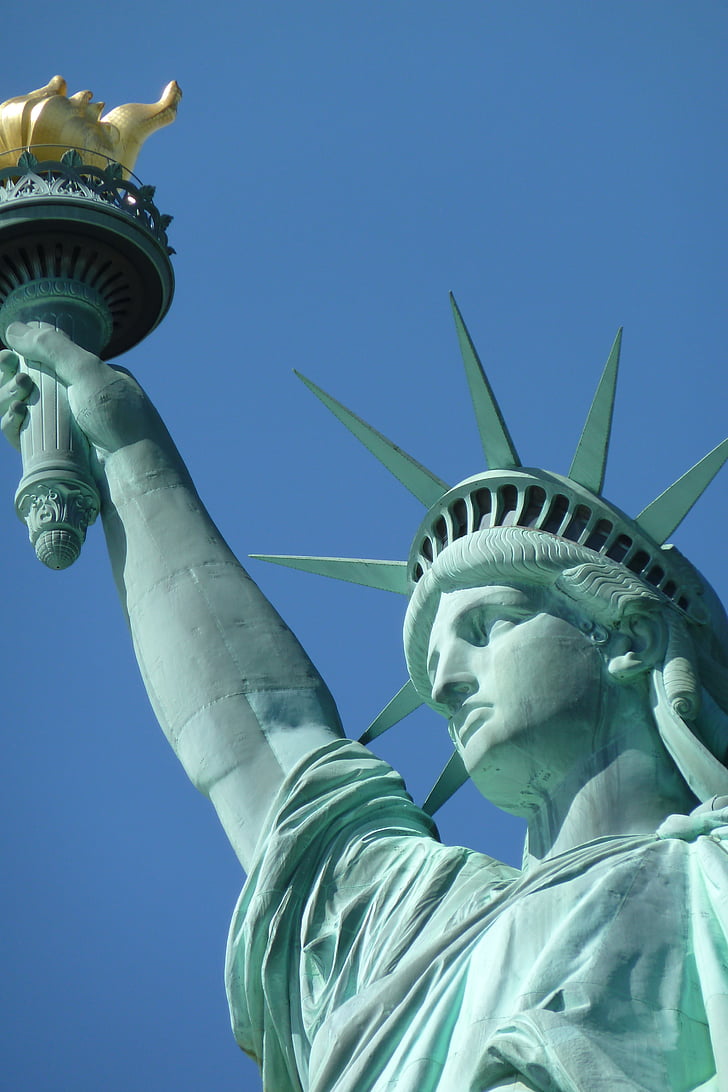 άγαλμα, Ηνωμένες Πολιτείες, άγαλμα της ελευθερίας, Αμερική, Μνημείο, Νέα Υόρκη