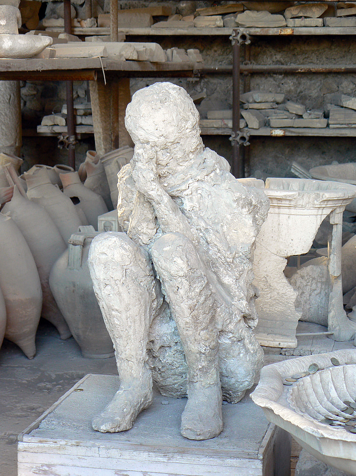 khuôn mẫu, đổ, Pompeii, thảm họa