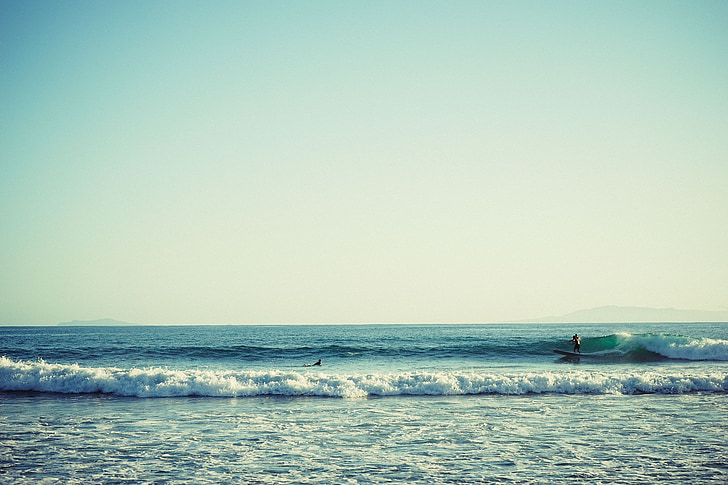 Océano, de surf, ondas, Costa, mar, Playa, verano