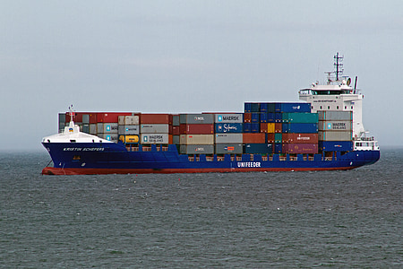 transport maritim, containere, Marea Nordului