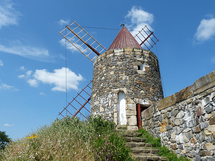 Mill, vindmølle, vindkraft, Middelhavet, vind, historisk set, Müller