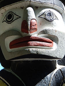 palo di totem, Aboriginal, arte, Statua, intaglio, Tribal, cultura