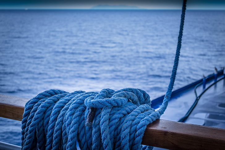 rope, hawser, travel, sea