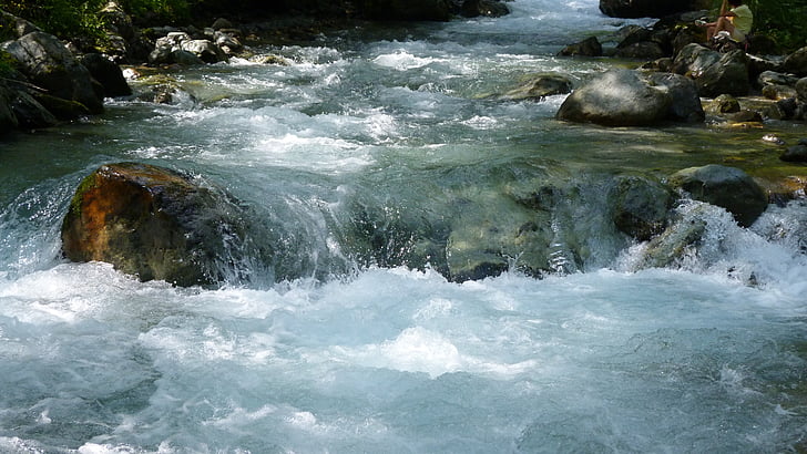 rieka, vodných tokov, Príroda, prúd, vodopád, vody, vonku