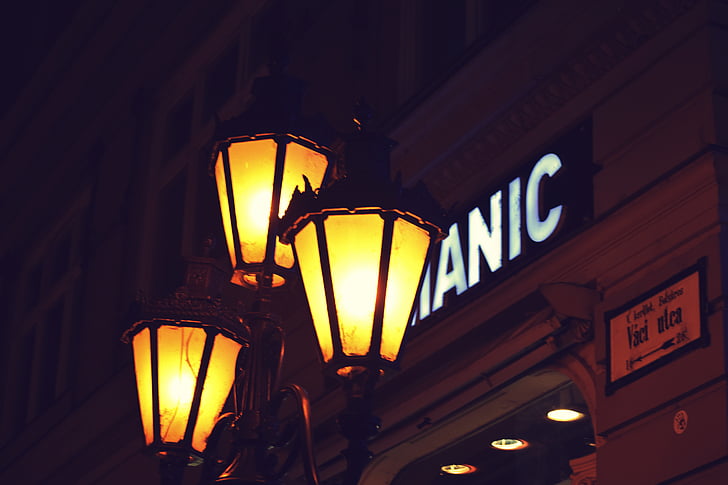 lampan, ljus, Budapest