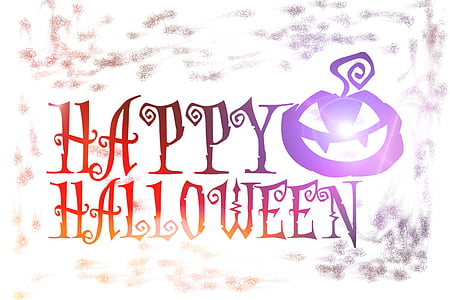 Halloween, 31oktober, dekorativa, hösten, fash, kul, atmosfär