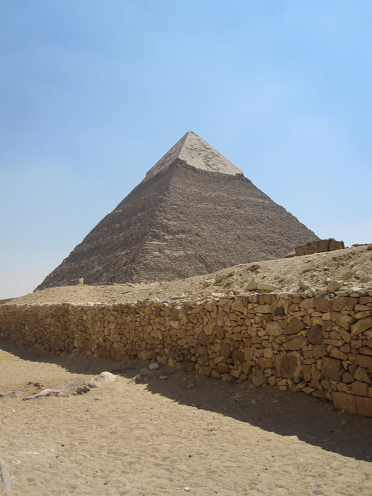 pyramide, Egypten, ørken