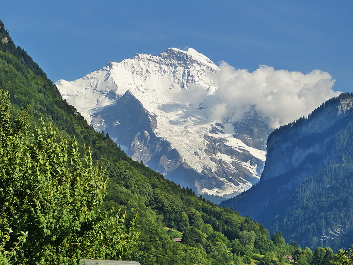 Panna, vízia, Bernese oberland, hory, Príroda, sneh, hlavné
