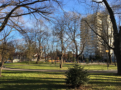 Sofia, Bulgària, centre de la ciutat, tardor, Parc de la ciutat