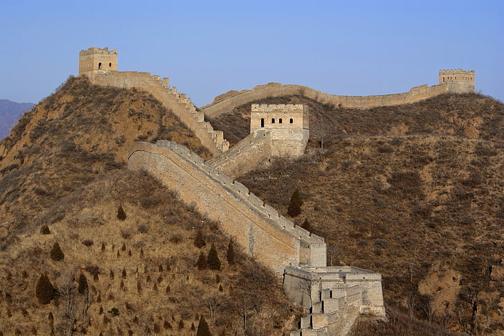 kinesiske mur, Kina, Steder af interesse, Beijing, kinesiske mur, væg, weltwunder