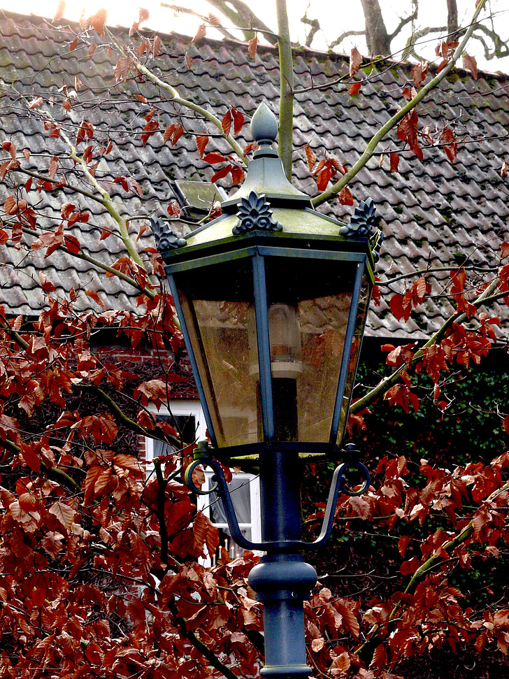 lantaarn, lamp, historische straatverlichting, straat lamp, oude, het platform, culturen