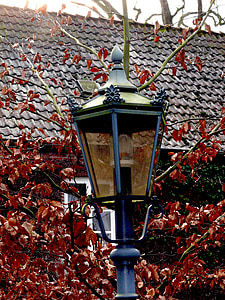 lanterna, lâmpada, iluminação de rua histórica, lâmpada de rua, velho, arquitetura, culturas