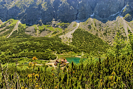 Tatry, Slovaška, krajine, pogled na vrh, gore, pogled, narave