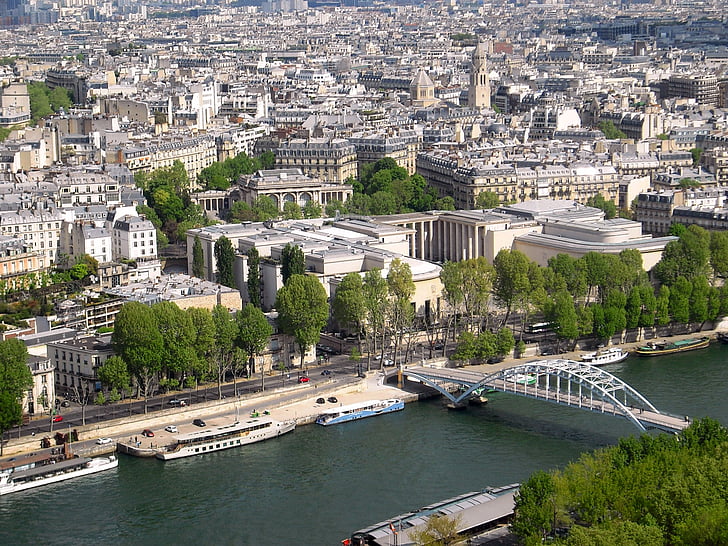 Paryžius, Prancūzija, Senos, Miestas, Architektūra, orientyras, kapitalo