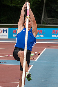 Atletismo, salto com vara, desporto, mannheim gala Júnior
