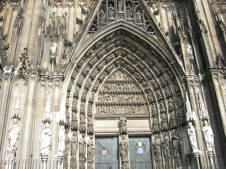 Colònia, Dom, façana, Catedral de Colònia, punt de referència, llocs d'interès, Monument