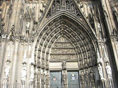 Köln, dom, facade, domkirken Kölner Dom, vartegn, Steder af interesse, monument