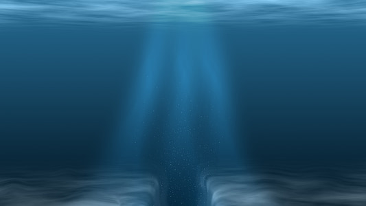 onderwater, zee oceaan, plankton, blauw, water, duiker, natuur