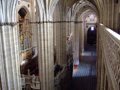 Salamanca, Spania, katedralen, innsiden, kirke, arkitektur, innendørs