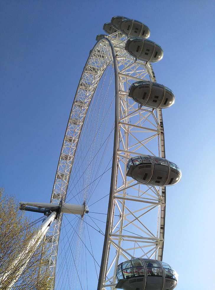 Lontoo, Noria, vetovoima, London Eye-maailmanpyörä, Iso-Britannia, Iso-Britannia, City
