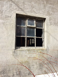 Gıda, Hordaland, sunnhordland, pencere, eski, mimari, terk edilmiş