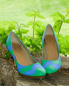 shoes, pumps, easter, floral, heel, high, fashion