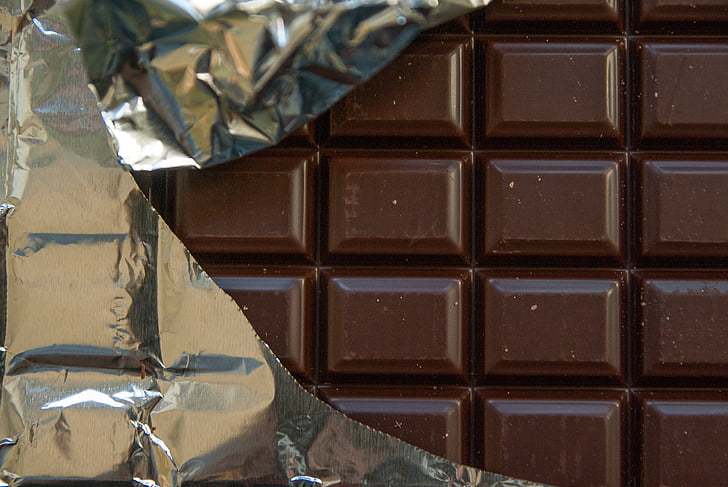chocolate, dark chocolate, tablet, cocoa