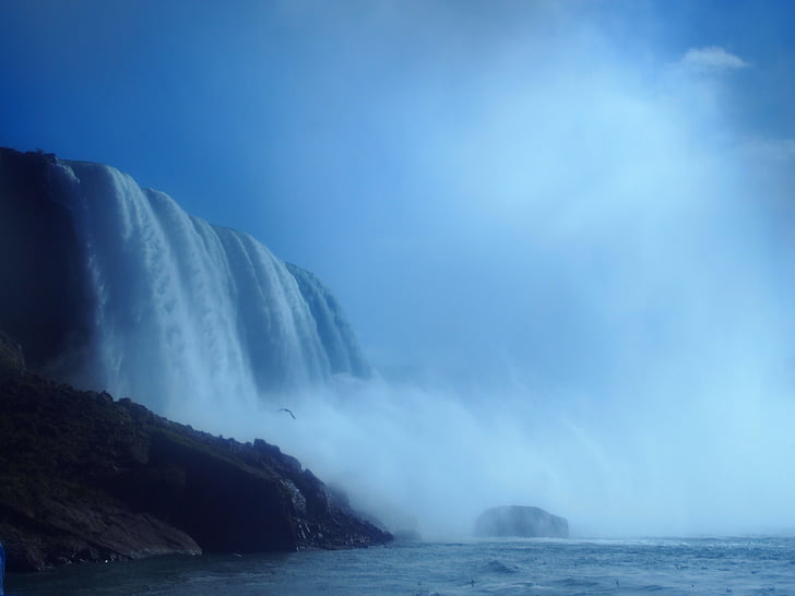 Niagara falls, se încadrează, Canada, apa, cascadă, turism, Niagara
