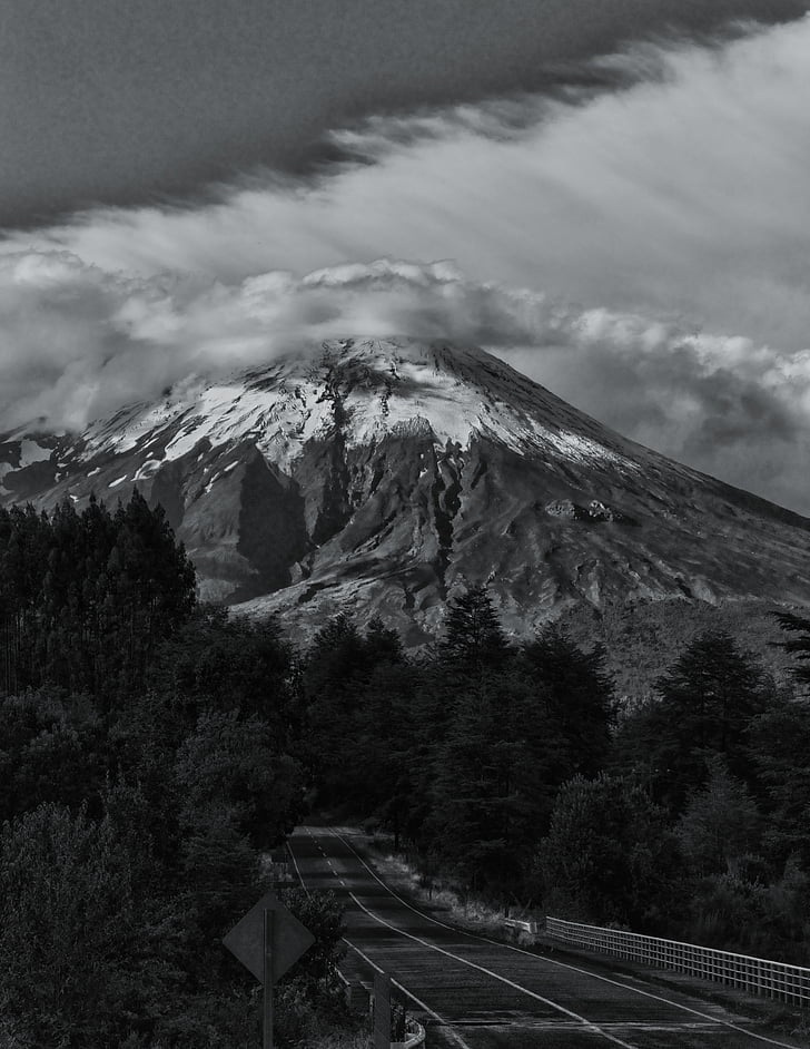 Xile, volcà, paisatge, Amèrica del Sud, Villa rica