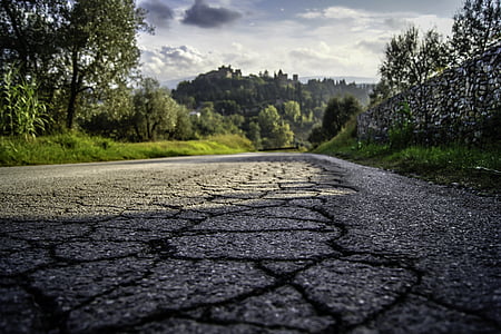 Road, Toscana, Itaalia, Itaalia, väli, maastik, loodus