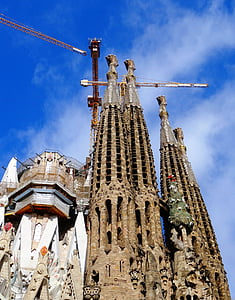 Barcelona, Gaudi, Bar, pozemné stavby, Cathedral, Archi, kostol
