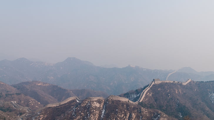 Tembok besar china, Sejarah, pegunungan, pegunungan